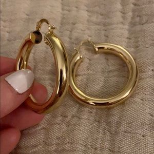 New! Gold Hoop Earrings